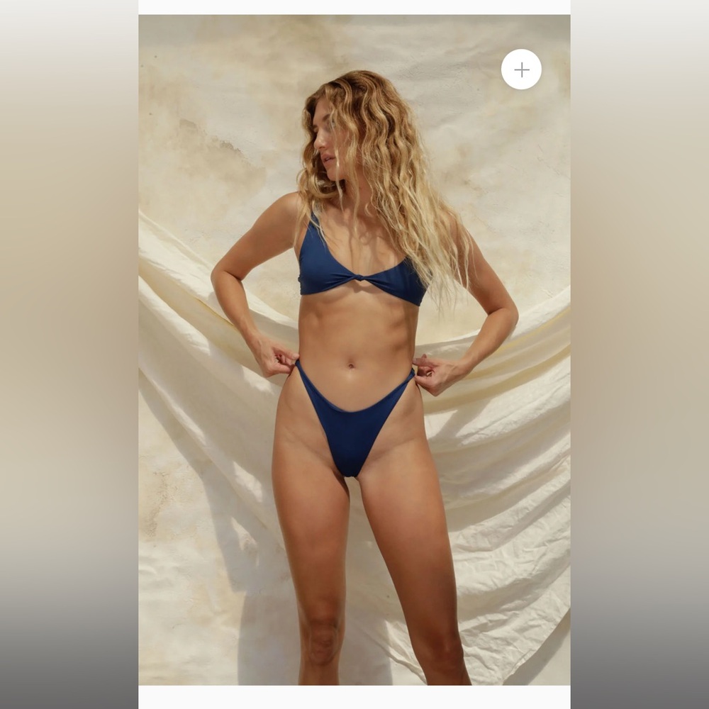 Toast Swim Bikini in Abyss Small top XS bottom